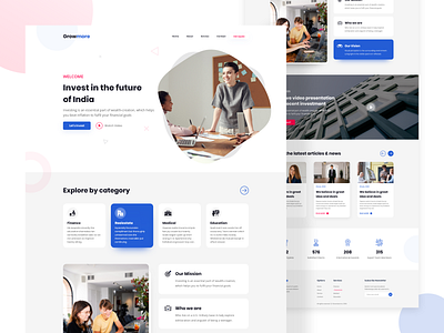 Investors - Landing Page design invest investor investors ui ui design uidesign uiux venture capital