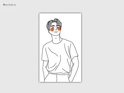 Self-Portrait artwork digital drawing illustration illustrator portrait portrait illustration selfportrait