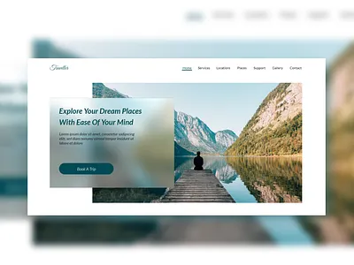 Travel Website Design design travel travel agency ui ux web website website design