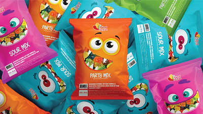 Packaging Design For Gummy Bear animation art brand brand identity brand visuals branding design fmcg food graphic graphic design graphic designing illustration label design logo motion graphics packaging packaging design ui visual identity