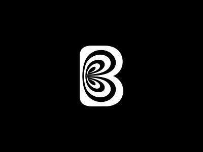 Letter B Illusion b illusion jkd jkdesign letter lettering logo logotype mark monogram логотип