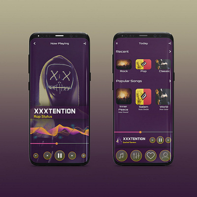 Music Player app app design mobile app mobile design mobile ui music app music player music player app music player ui ui ui ux ui design uidesign uiux