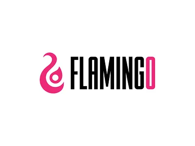 Daily Logo Challenge Day 10 Flame FlamingO dailylogochallange logo logo design logo designing