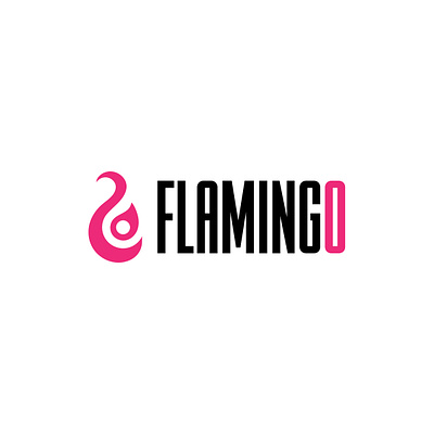 Daily Logo Challenge Day 10 Flame FlamingO dailylogochallange logo logo design logo designing