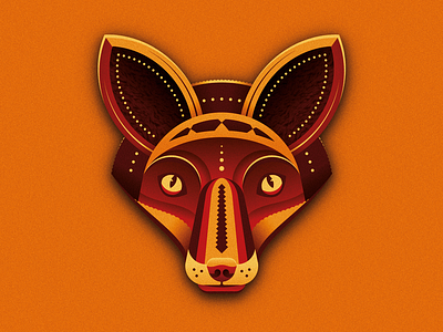 Fox autumn colour fox geometric illustration illustrator photoshop vector