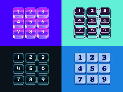 Figma Keypads (Stroked) buttons figma figmadesign illustration keypads ui ui design vector