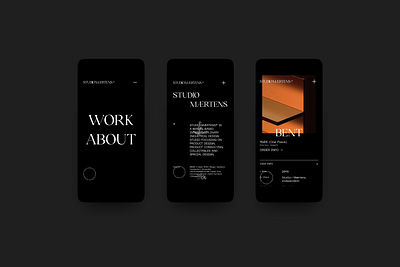 Studio Maertens - Project Part 2 3d agency branding illustration minimal product design typography ui ux web web design web design agency