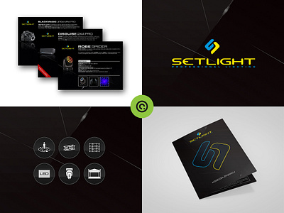 Setlight - BRAND branding design flat graphic design logo minimal typography vector