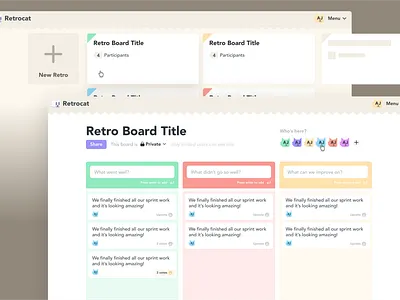 Retrocat branding product design retro ui