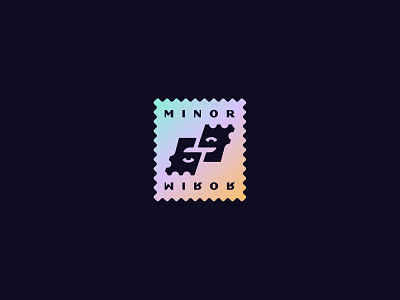 Minor Miror brand branding cajva design emblem faces identity logo mark minor mirror poem reflection theater tag ticket