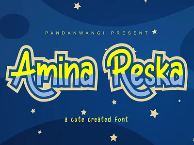 Amina Reska design font