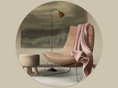 Some Interior Stuff 2d art armchair carpet cozy digitalart floor lamp furniture graphic homepage illustration hotel hotel room illustration illustration art illustrations interface illustration interior interior design picture room ui