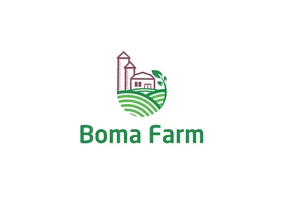 boma farm design icon illustration logo