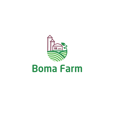boma farm design icon illustration logo
