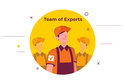 Team of Experts adobe illustrator animation app art construction design education expert explainer explainervideo flat graphic design illustration illustration art illustrator minimal orange vector vectorart