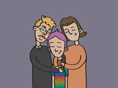 Family art art entertainment art board artist artist girl artwork character drawing family family portrait illustration illustration art life support