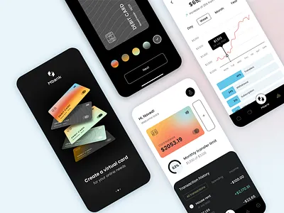 Mbank - Digital Banking Mobile App android app android app design application design bank bank app banking app finance finance app financial financial app fintech fintech app ios ios app ios app design mobile app mobile app design money transfer app ui ux