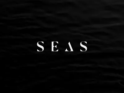 SEAS custom letter logo logotype sea seas water