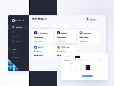 XMOSAIC Dashboard Design backend clean dashboard design graphic illustration projects ui ux web web design