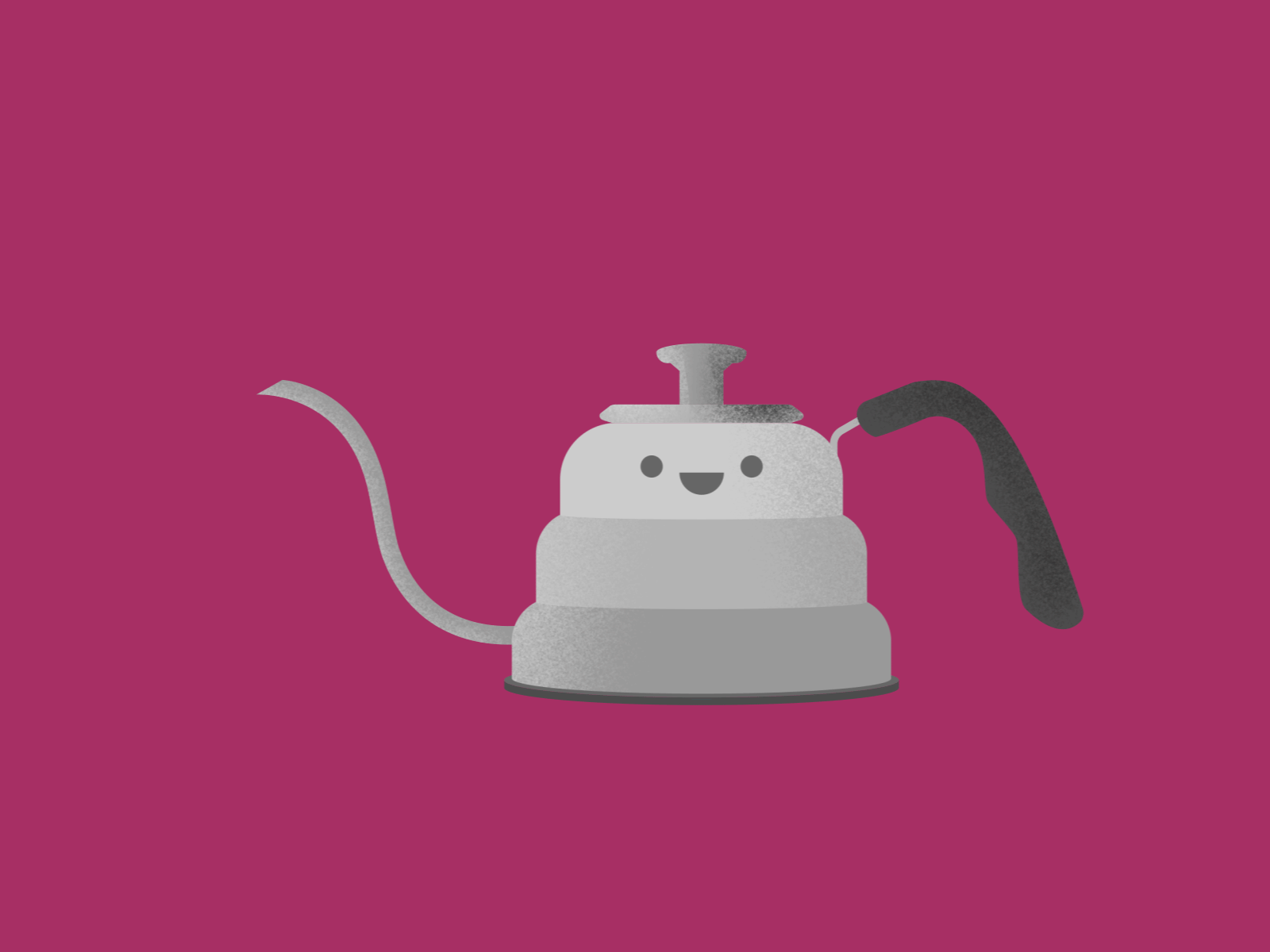 Happy Teapot animation animation after effects bean coffee design funny gif happy illustration kettle steam teapot