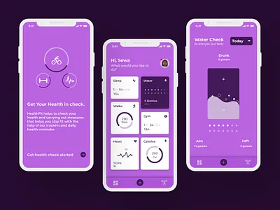Health/Fitness tracker calories design fitness gym health health app health tracker ui workout workout tracker