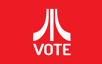 Atari "Fuji" Logo Vote Design adobe illustrator atari branding design graphic design illustration logo logodesign riseupshowupunite typography vector vote