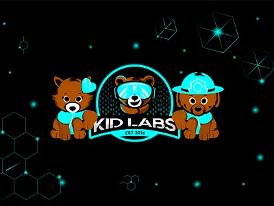 KID LABS STORE flat design flat illustration illustration landing page ui design web design