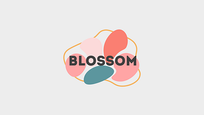 Blossom art branding design flat graphic design illustrator logo logotype minimal vector