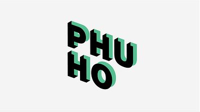 Phuho art branding design flat graphic design illustrator logo logotype minimal vector