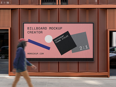 Billboard Mockup PSD Scenes advertisement billboard branding creator design download identity logo mockup psd template typography wall