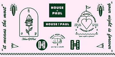 House of Paul dinner food identity illustration intimacy logos mystery paul privacy