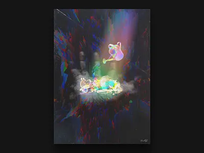 Dry Bones Come Alive adobe artwork christian christian design composition design digital art photoshop poster poster art poster design posters surreal surrealism