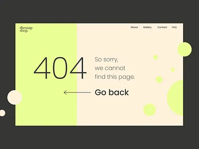 Daily UI 008 // 404 Page 404 404 page dailyui dailyui 008 dailyuichallenge errorpage ui webdesign website