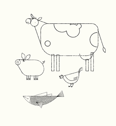 Animal sketch 2d animation animation art branding clip design graphic illustration marketing vector