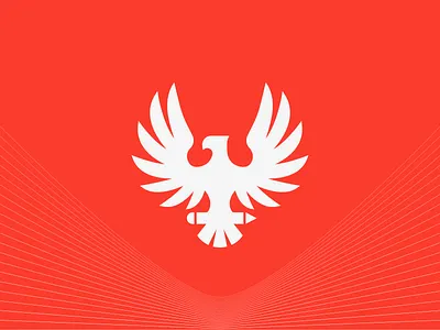 Oleg Coada | Personal Logo branding design eagle bird logo gradient icon bird identity identity branding logo designer logodesign pattern pencil personal logo red color