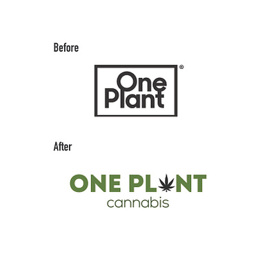 One Plant branding identity logo logotype minimal rebrand