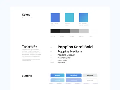 Patronscan Design System blues design designsystem gradients idscanning minimal ui
