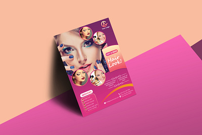 Beauty Flyer Design Template advertisement beauty flyer brand design brand identity branding brochure design business card design club flyer flat design flyer flyer design flyer template graphic graphicdesign logo design party flyer print design professional