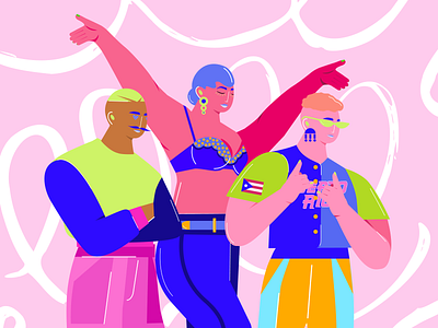 Power Moves illustrations for UX Design art design free illustration illustration design illustrations／ui illustrator system ui ux