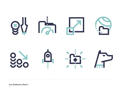 Crux Informatics — Icon Collection data icon pack iconography icons