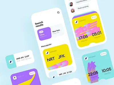 Boarding Pass App airline airplane art boarding date design illustrations mobile pass search ticket ui