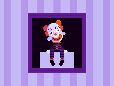 Puppet character design clown dummy halloween holiday illustration monster october puppet