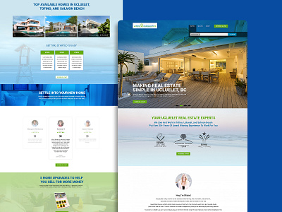 Landing page RealEstate landing page design