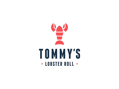 Logo Design for Tommy's Lobster Roll Restaurant fastfood food lobster logo logo design restaurant rolls seafood