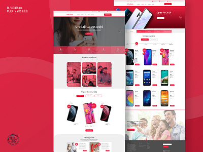 MTS Telecommunications - Landing page adobe xd app design branding design dribbble landing telecommunication ui ui design ux web website design