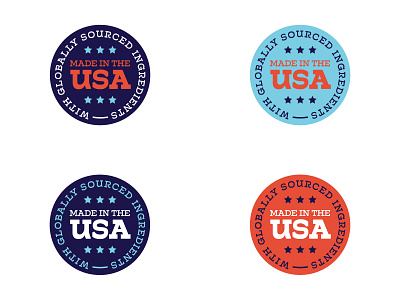 Made in the USA icon work badge branding design logo made in america made in the usa typography usa ux