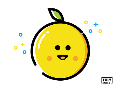 Smiley Fresh Lemon adobe illustrator design fresh illustration lemon smiley tuly dhar