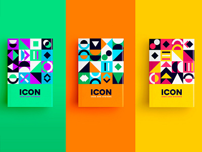 ICON book branding design editorial geometry graphic icon illustration logo