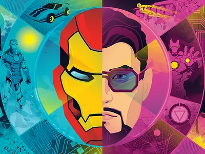 Fortnite Ironman Loading Screen adobe illustrator epic games fortnite gaming art illustration iron man ironman loading screen vector