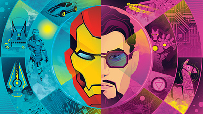 Fortnite Ironman Loading Screen adobe illustrator epic games fortnite gaming art illustration iron man ironman loading screen vector